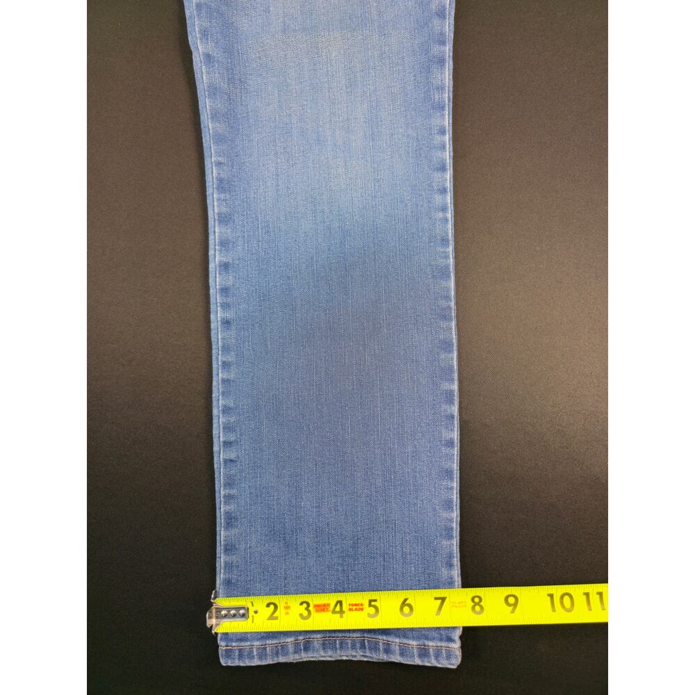Lee Classic Fit Women's Blue Straight Leg Jeans Size 18 Medium Wash Stretch - Picture 7 of 10